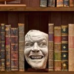 Zarážka na knihy tvář – stojan na knihy Funny Face