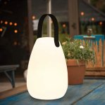 LED dekoračné svetlo s rúčkou - Vajíčko prenosné prepínanie až 8 farieb s IP44 krytie