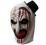 Maska na obličej klaun Terrifier – cosplay hororová maska z latexu pro děti i dospělé