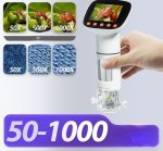 Detský mikroskop - všestranný mikroskop s Wifi s 50-1000x priblíženie s LED