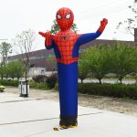SPIDERMAN nafukovací panák  XXL - tancujúca reklama postavička reklamná s výškou 3 m