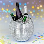 Kbelík na led disco koule – nádoba na led a nápoje o průměru 27,5 cm
