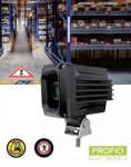 Proiettore GOBO di sicurezza per carrelli elevatori 30W - 10-80V con IP67
