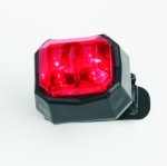 Výstražné LED svetlo na bicykel – červené