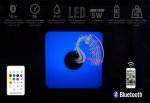 Kocka plastová reproduktor Bluetooth 10W + výkon + IP44 + RGB farebná - 35x35x35cm