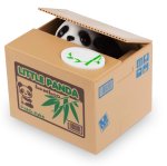 Pokladnička na mince panda – elektronický box na peníze