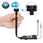Шпионска камера с дупка 1080P + 4 IR LED нощно виждане / WIFI + P2P