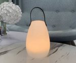 LED dekoračné svetlo s rúčkou - Vajíčko prenosné prepínanie až 8 farieb s IP44 krytie