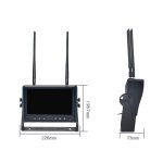 Работен КОМПЛЕКТ с лазер за мотокар - 1080P wifi камера с IP68 + батерия 2600 mAh + 7″ AHD монитор