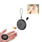 Mini auricolare - auricolari wireless spia con supporto per scheda SIM in mini portachiavi