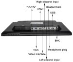 Monitor na kamery BNC vstupem 19" - pro CCTV kamerové systémy s HDMI + USB + 1440×900px