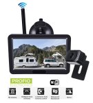 Kamerový set bezdrôtový do vozidla – 5" displej + kompaktná zadná HD kamera (IP68)