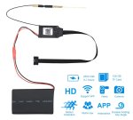 Шпионска камера с дупка 1080P + 4 IR LED нощно виждане / WIFI + P2P
