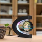 Fotorámeček levitující magnetický – rám na fotky vznášející se + RGB LED osvětlení