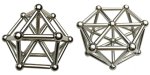 Tyčinky s guličkami magnetické NeoCube strieborno-zlaté