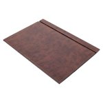 Podložka na pracovní stůl – Ručně dělaný 4-dílný kancelářský set (elegantní hnědá kůže)