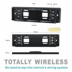 Solárna bezdrôtová WiFi cúvacia kamera v ŠPZ podložke so samodobíjaním + 4,3" LCD monitor