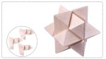 Hlavolamy dřevěné 3D – set 9 skládaček pro děti a dospělé