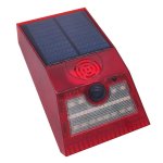 Bezpečnostné solárne svetlo s alarmom a detekciou pohybu – 129 dB siréna + diaľkové ovládanie