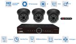 Telecamera Set telecamera AHD 3x 1080P con 20 m IR e DVR ibrido
