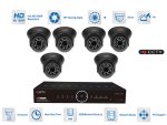Set telecamera 6x telecamera 1080P AHD con 20m IR e DVR AHD