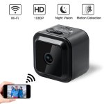 Мини шпионска камера FULL HD + WiFi + IR LED 10м