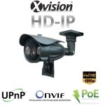 Cameră IP Full HD cu vedere nocturnă varifocală de 70 de metri, PoE