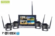 Wireless rear view camera HD 4x with monitor 7" HD - Backup set