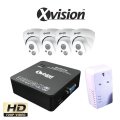 Wifi CCTV set 4 Draadloze HD 720P camera's en NVR