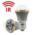 Bulb with 6x IR LED night light for spy cameras