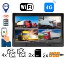 10,1 hüvelykes 4G DVR LCD monitor autó + LIVE közvetítés és GPS