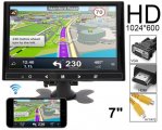 Wi-Fi tükör link 7 hüvelykes autós monitor VGA / HDMI / 2xAV