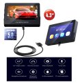 Multifunktionaler Auto-MP5-Player 4,3"-Display Bluetooth V5.0 Video/Audio/Foto + FM-Transmitter und Freisprecheinrichtung