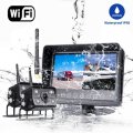 AHD waterdichte WiFi set - 7" LCD monitor + 2x camera