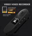 FULL HD video camera portable with sound recording and magnetic holder