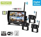 WiFi parking AHD set - 7" LCD DVR monitor + 3x wifi camera