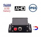 Portable magnetic 5600 mAh rechargeable battery for AHD reversing cameras with 4 PIN connector