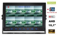 8CH hibridinis 10 colių atbulinės eigos HD automobilio monitorius AHD/CVBS/FULL HD/HD kameros