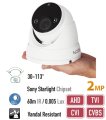 AHD kamera s 2MP FULL HD + 60m IR + varif. objektiv 30-113 °