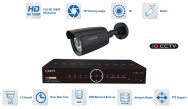 Kamerasett - 1x kulekamera 1080P med 20m IR og Hybrid DVR