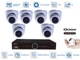 Sistema de segurança AHD 6x Micro câmera 1080P com 15 m IR a DVR