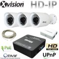 IP Kamerový set 3x HD IP bullet kamera + NVR