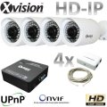 IP Kamerový systém 4x HD IP bullet kamera + NVR