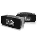 Digital alarm clock with WiFi camera and IR LED night vision