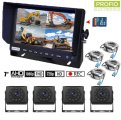 Σύστημα κάμερας AHD - 1x Hybrid 7" οθόνη + 4x IR κάμερα