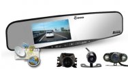 DOD RX400W - kamera lustrzana + GPS z obsługą kamery cofania