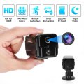 Câmera IP FULL HD miniatura com suporte de detecção PIR WiFi + visão noturna LED IR