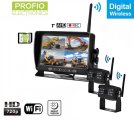 Conjunto de marcha atrás AHD - Monitor LCD DVR de 7" + cámara WiFi 2x AHD