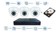 Kamery na dom: 3x kamera 720P s 30m IR a hybridný DVR + 1TB