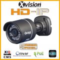 HD-IP 4 Mpx Wide BULLET IP Κάμερα CCTV με 20m IR GRAY COLOR